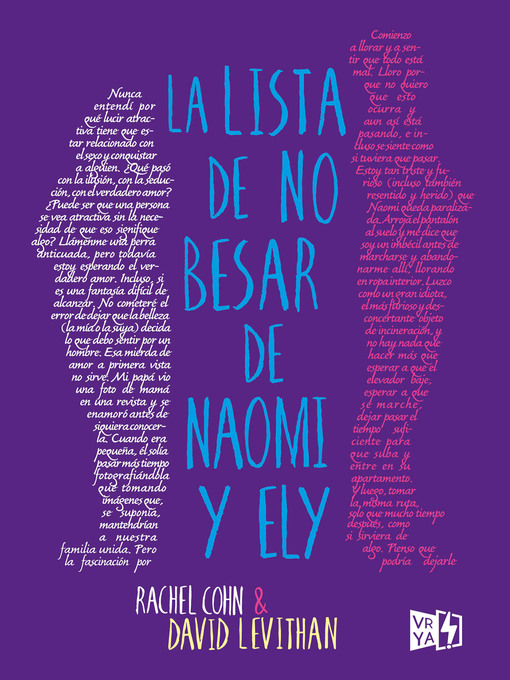 Title details for La lista de no besar de Naomi y Ely  by Levithan,David - Available
